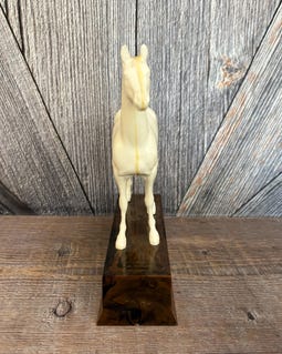 White Horse Scotch Advertising Barware Bar Handle, Vintage Plastic
