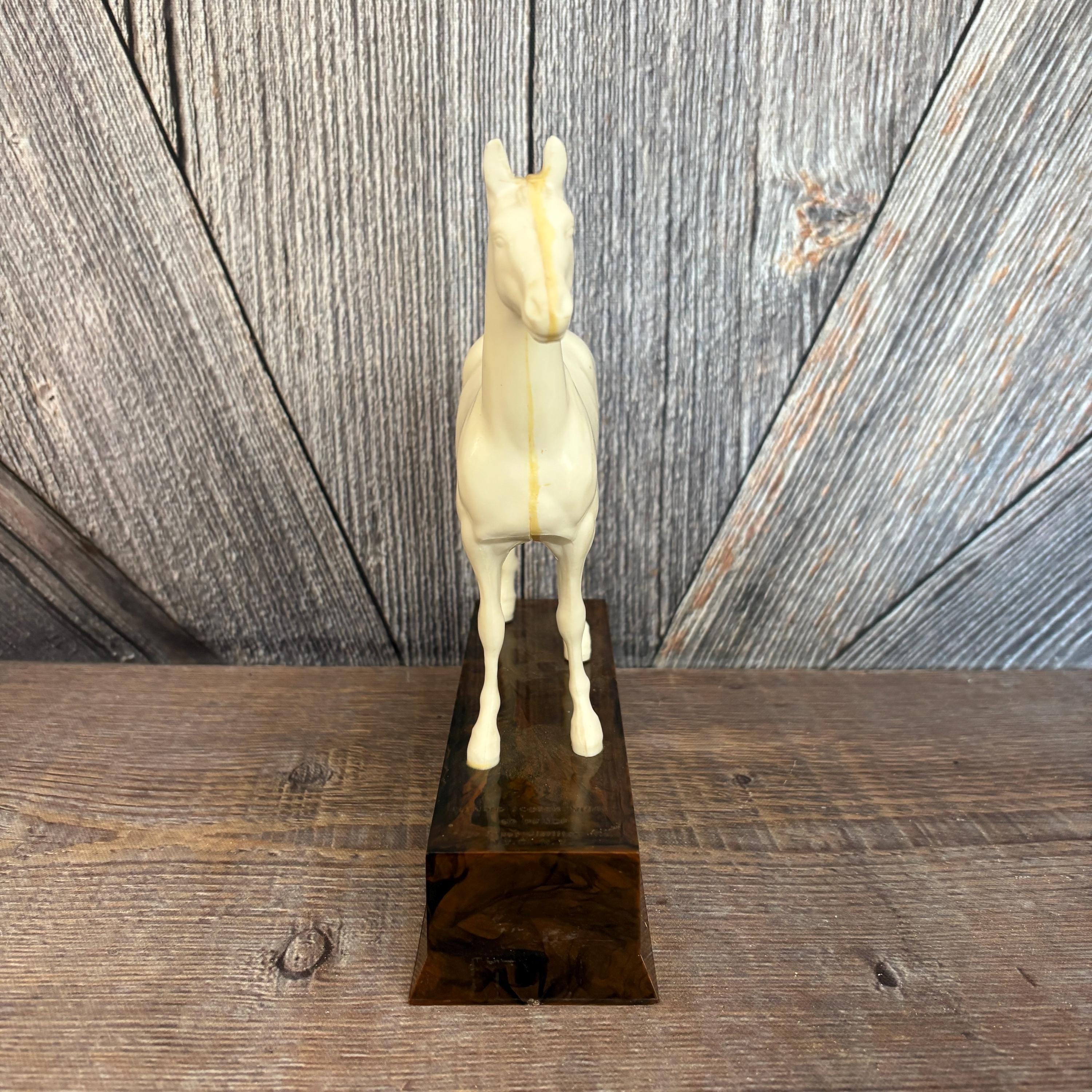 White Horse Scotch Advertising Barware Bar Handle, Vintage Plastic