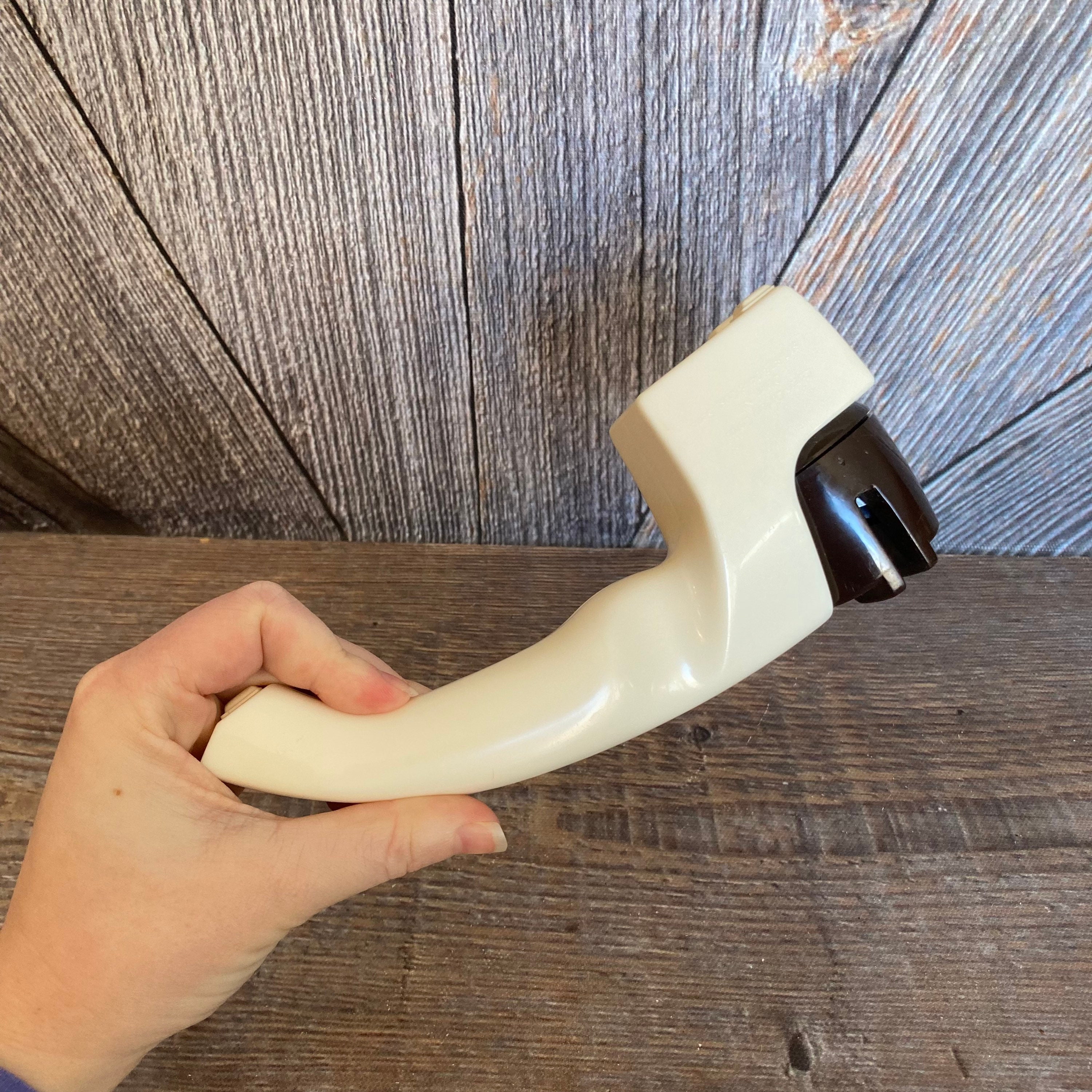 Vintage Cutco Knife Sharpener Home Hand Held Pull Through Knife Sharpener  White With Feet Ellathesella 