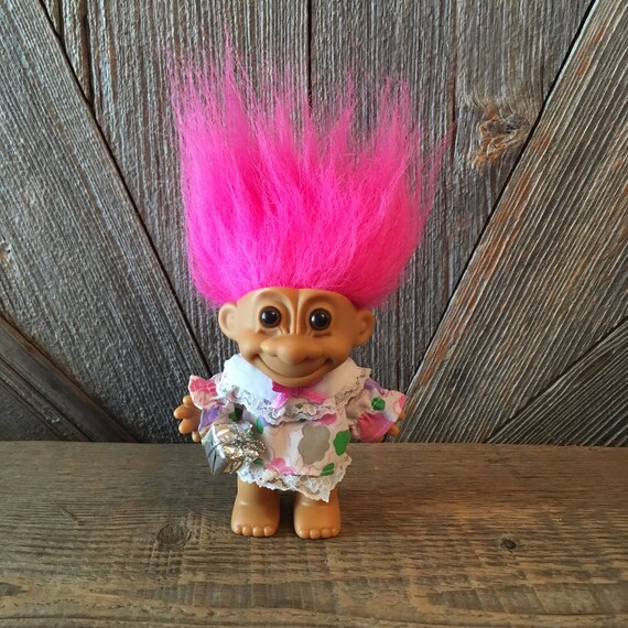 happy birthday troll doll
