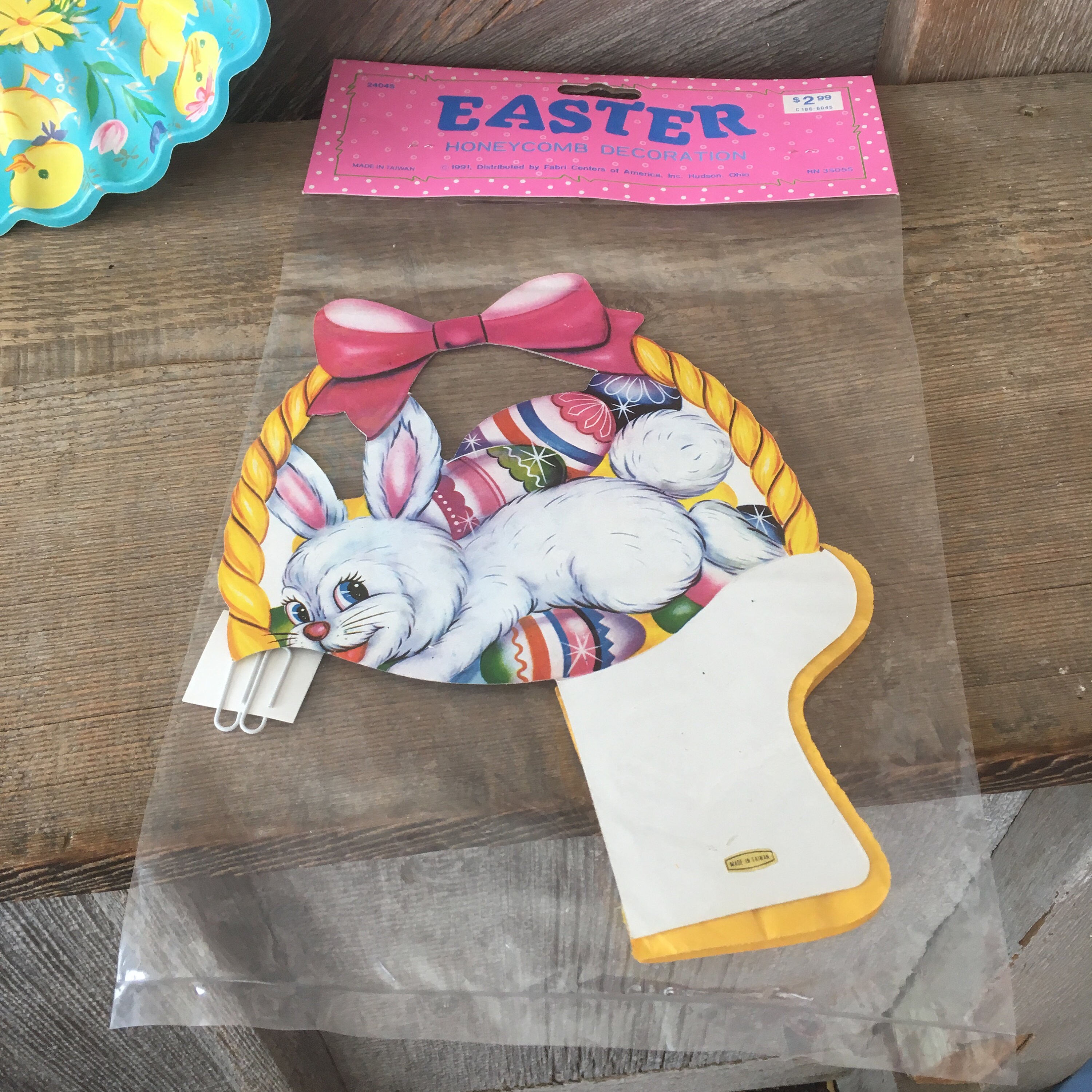 4 Vintage Easter Decorations Beistle PaperDie Cut Etsy