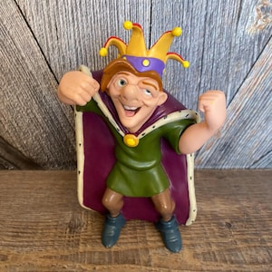 Vintage Hunchback of Notre Dame, Quasimodo Vinyl Figurine, Plastic Disney Applause Hunchback Action Figure, Ellathesella