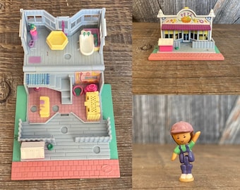 Polly Pocket Polyville Pizzeria - Jeu Complet - Neuf Sans Emballage