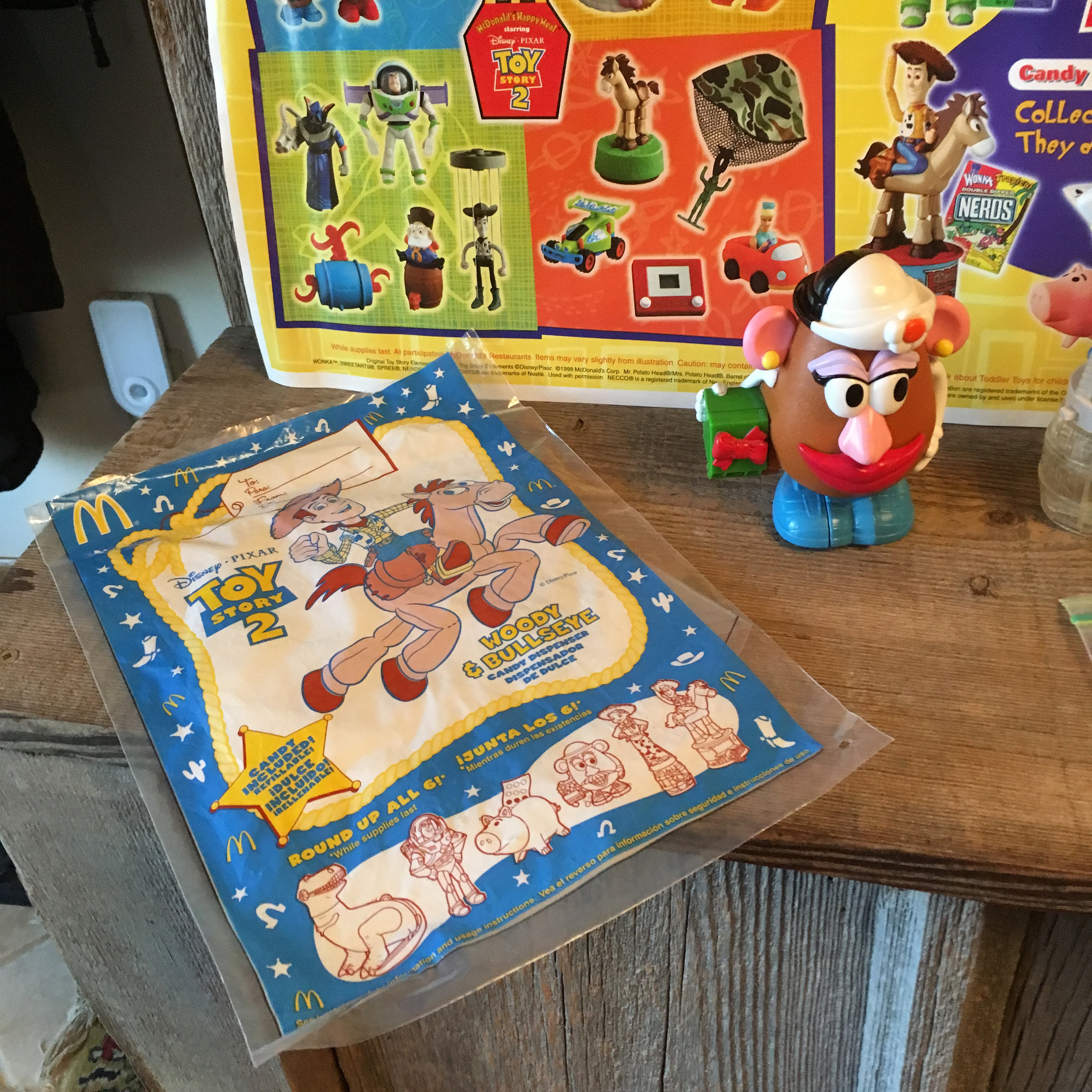 Toy Story 2 Candy Dispensers Mcdonalds Happy Meal Toys Action Etsy