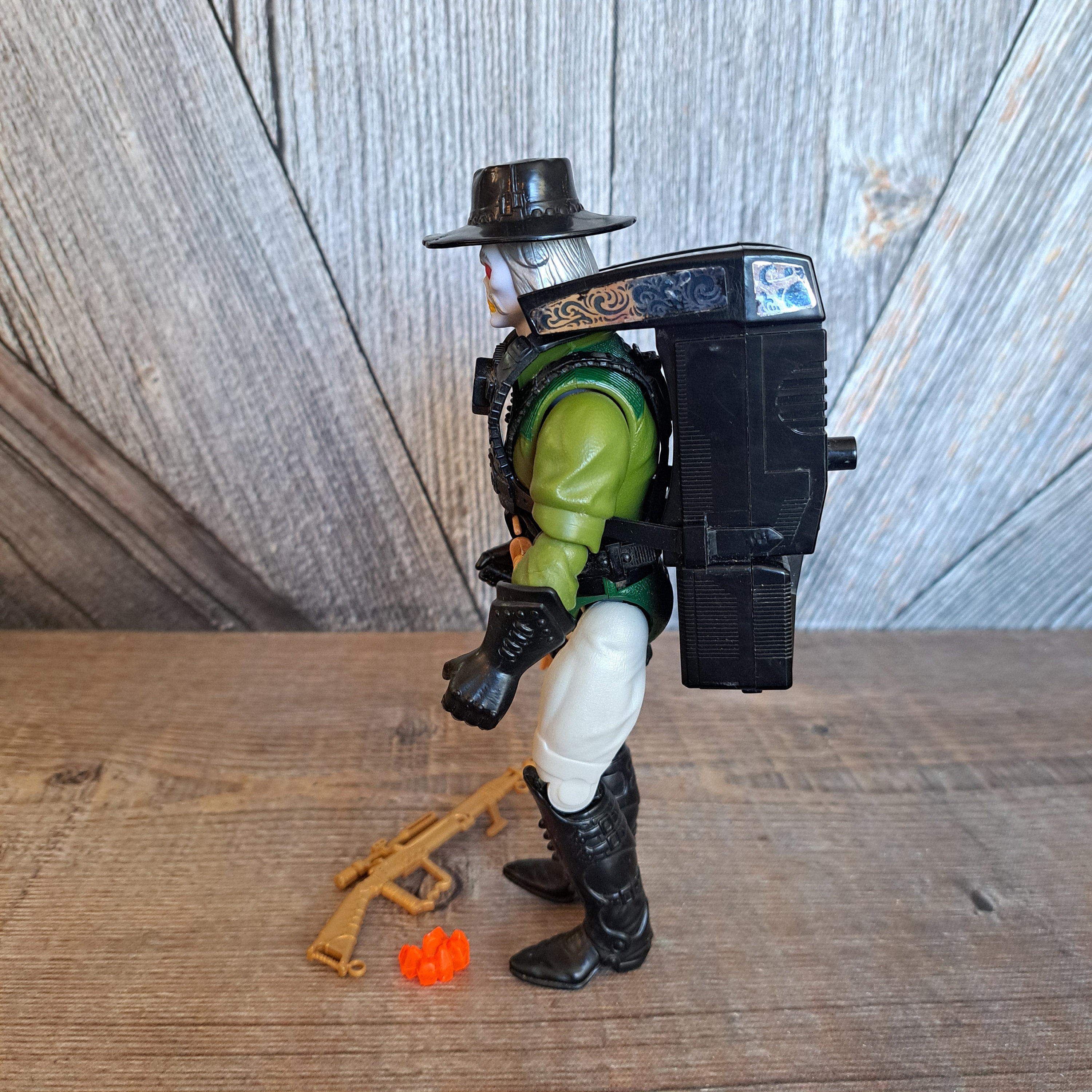 Bravestarr Laser Fire Quickdraw Tex Hex Action Figure {1986 Mattel