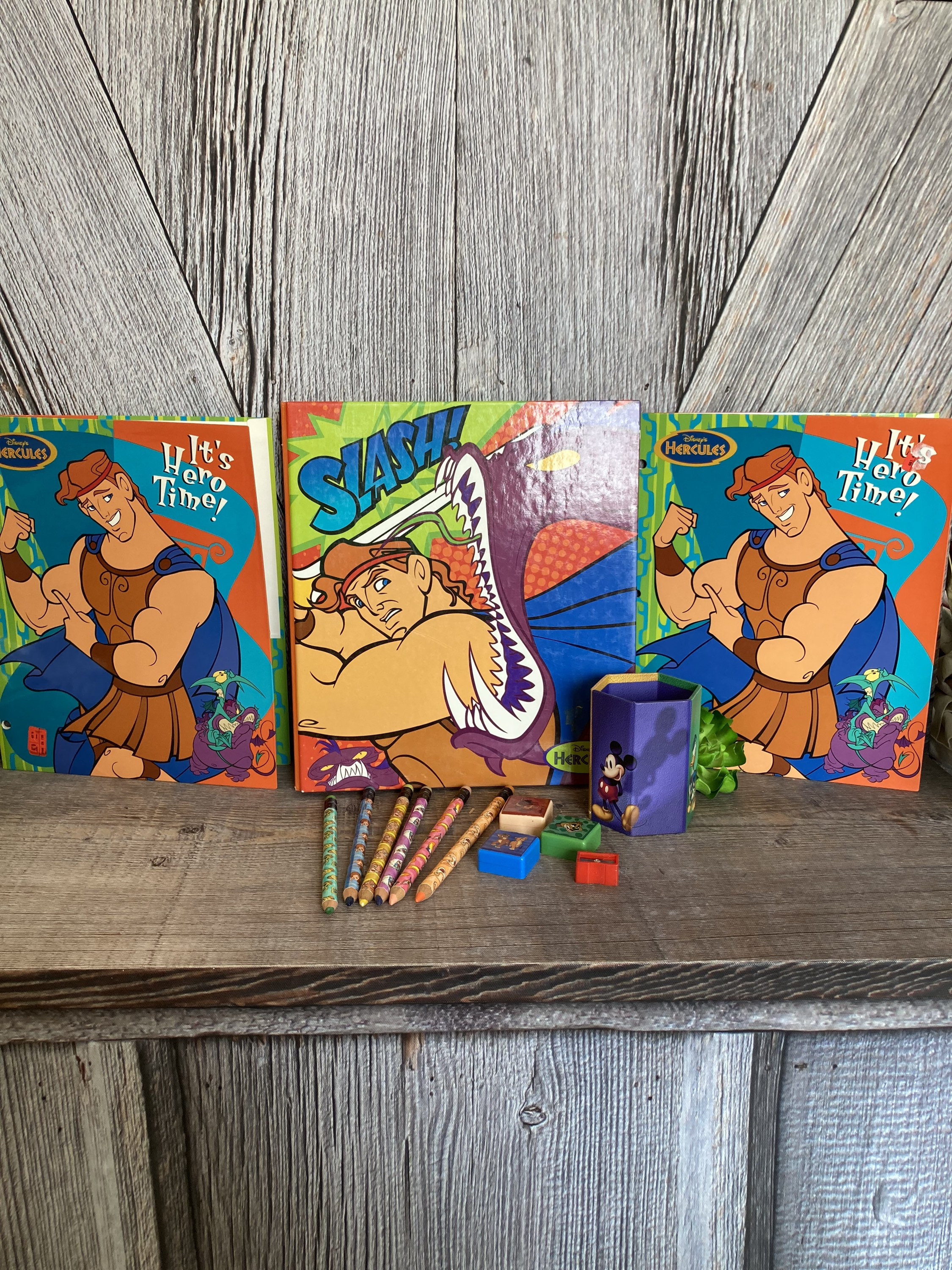 Vintage Hercules Binder and Folders 90