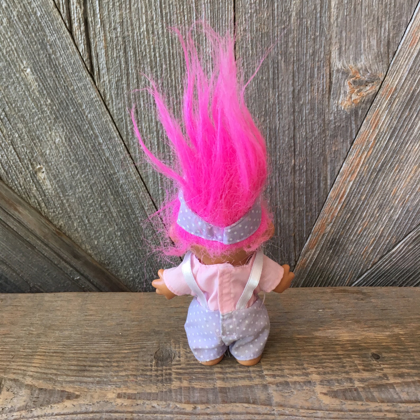 Vintage Troll Doll baby Sailor Troll With Pink Hair Purple Etsy