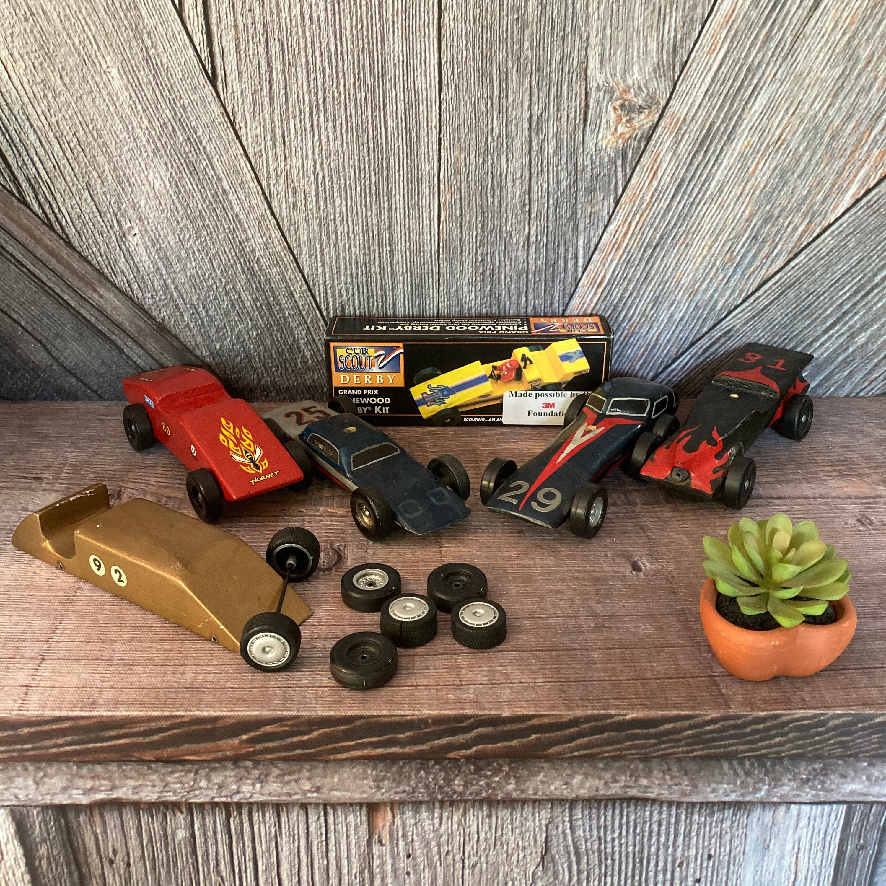 Complete Fully Built Pinewood Derby Cars