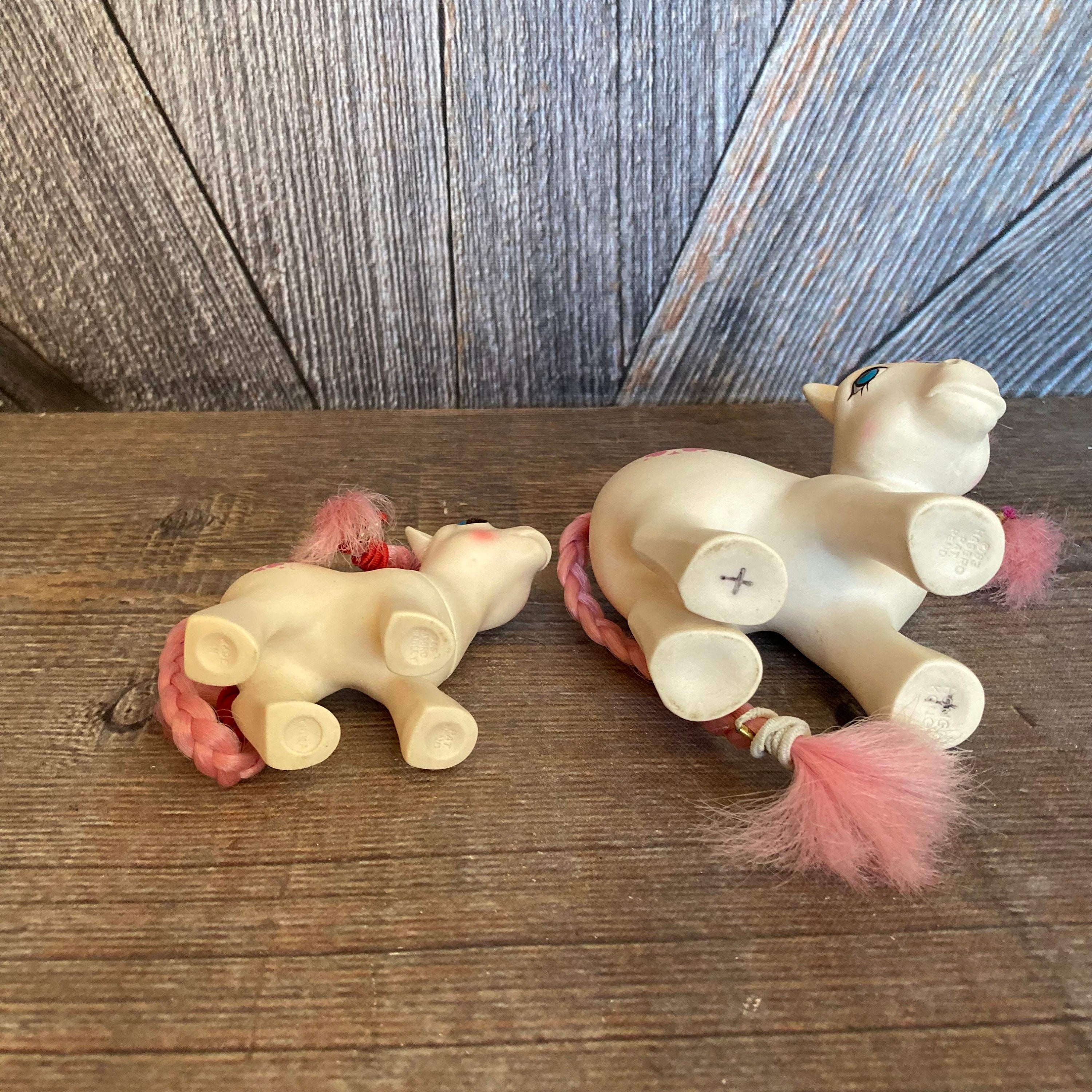 Vintage My Little Pony Mommy Sundance and Baby Sundance
