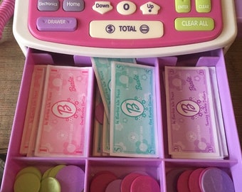 Vintage Barbie Cash Register Shop With Me Toy Vintage 90s Toy