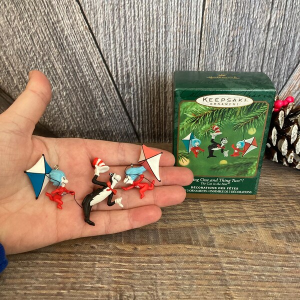 Décoration Noël Hallmark – Le Chat Chapeauté Dr. Seuss (Neuf Sous Blister)