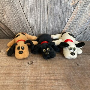 3 Pound Puppy Plush Toy Small 7 in Vintage Pound Puppies Dog Baby Shower Tonka Toys Plush Fabric Stuffed Animal Toys Shelf Decor Dog