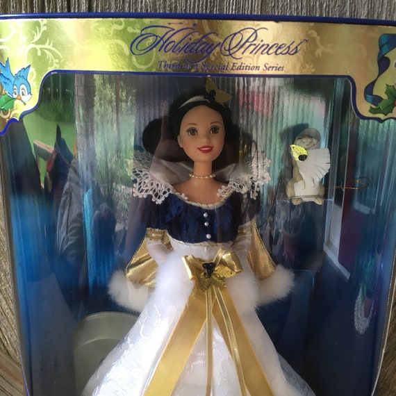 snow white holiday barbie