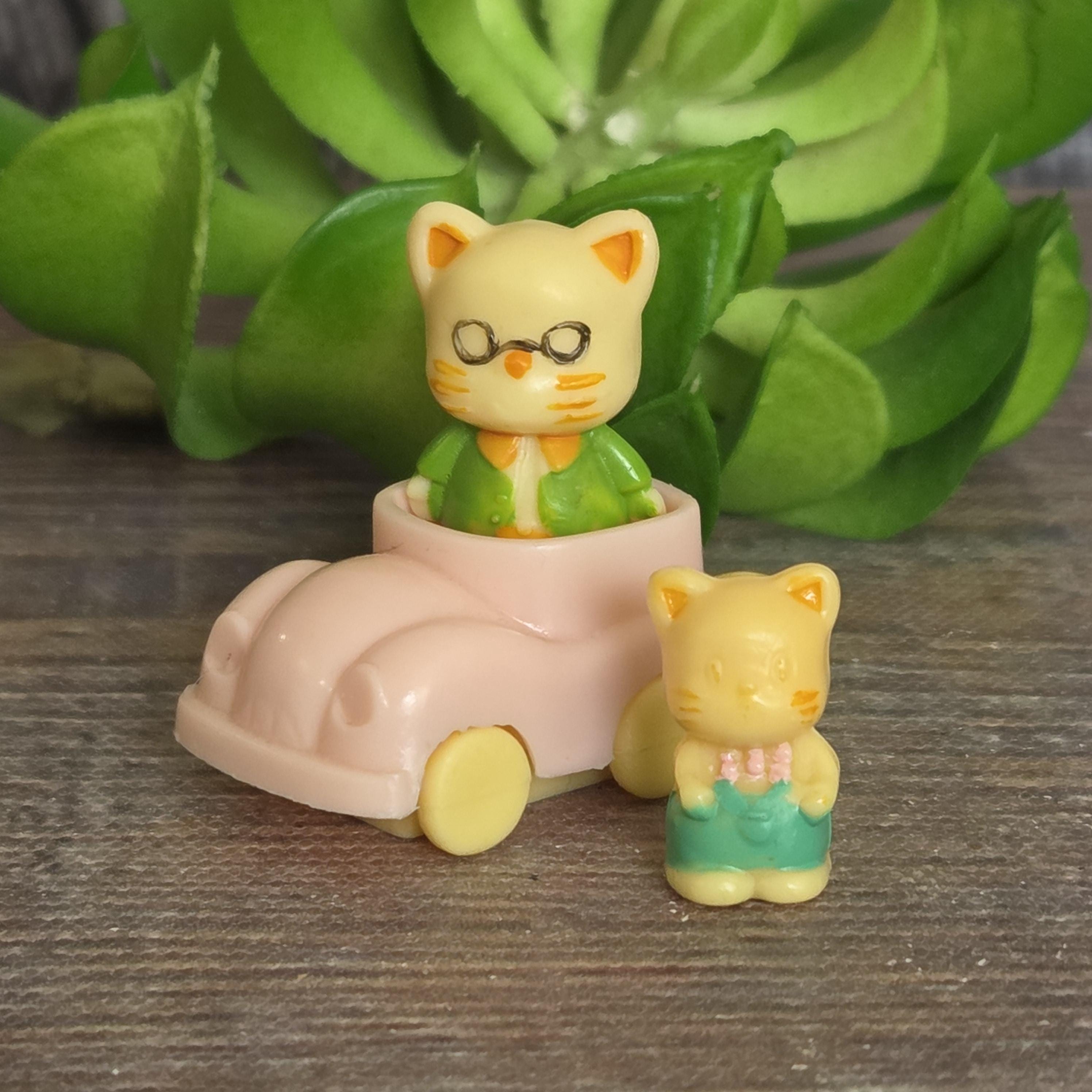 Vintage 90s Meow Meow's Wonderland Tiny Little Miniature Cat Toy