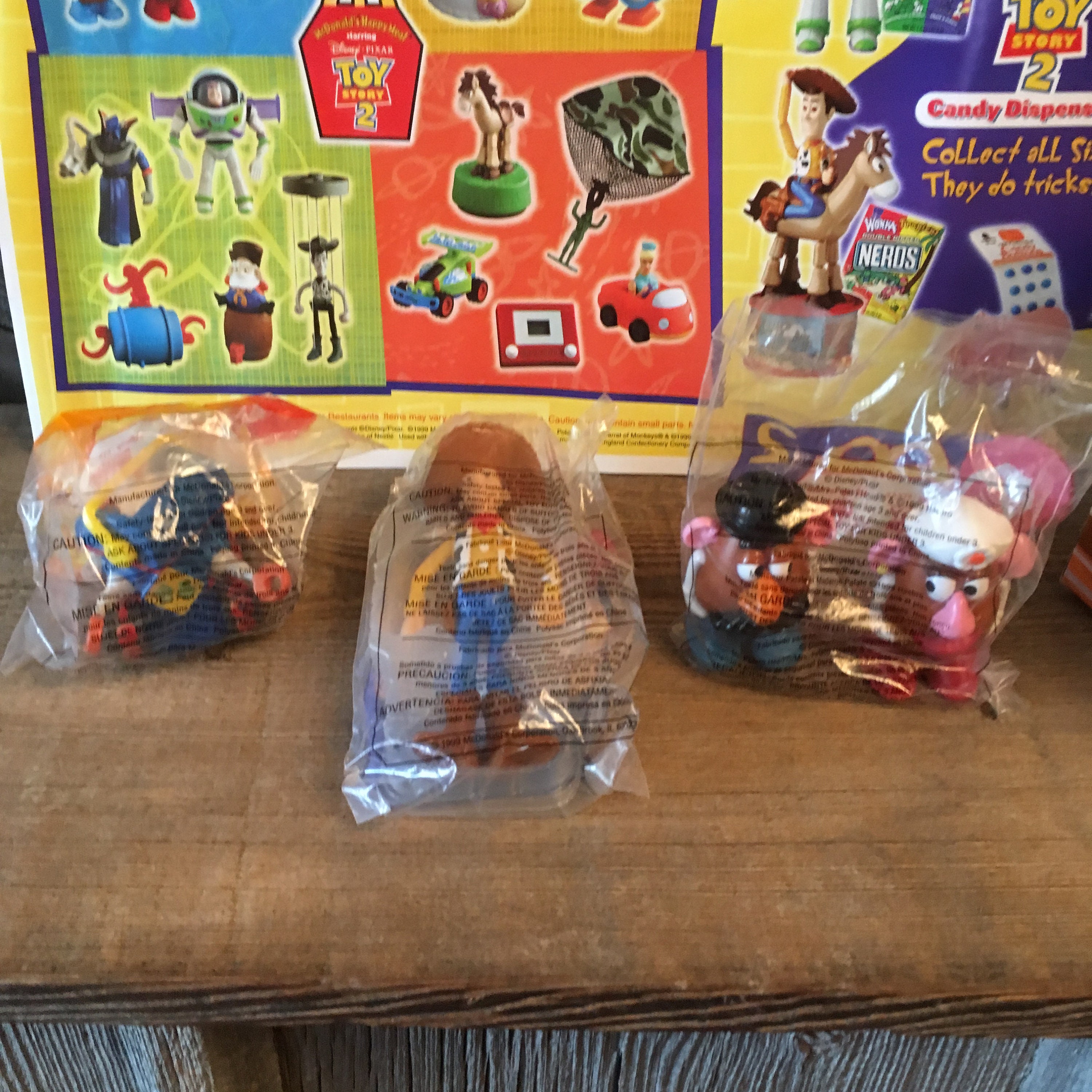 Toy Story 2 McDonalds Happy Meal Toys Action Figures Buzz Etsy