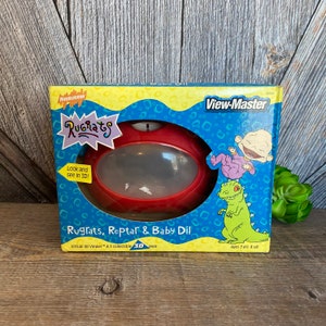 Vintage Rugrats View Master 90s Toy Nickelodeon Baby Cartoon Tommy Chuckie NOS 1998 Viacom Mattel & 3 3D Picture Reels in Box Rugrats Toy