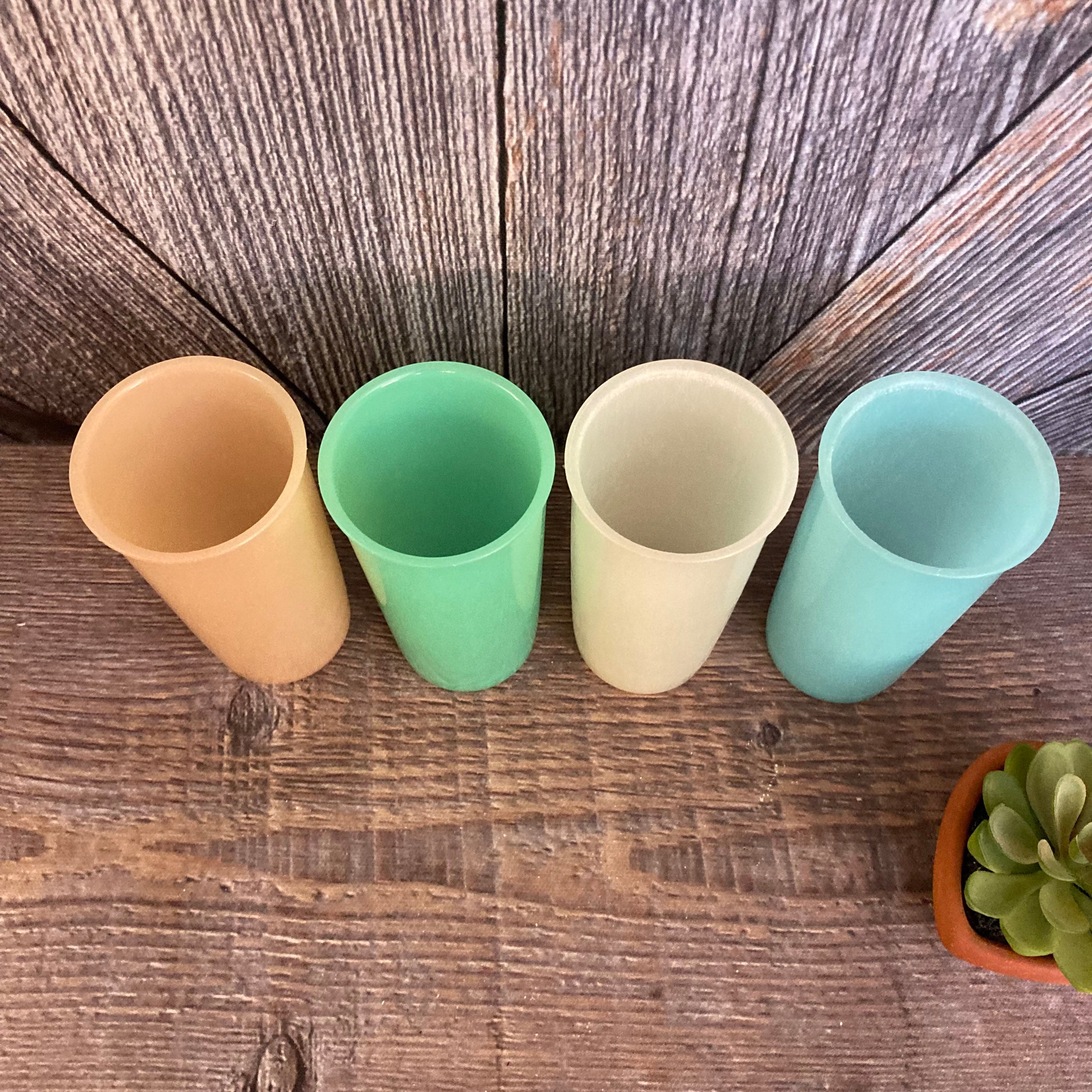 Gobelets Tupperware Vintage Années 70 – Lot Camping – Très Bon état