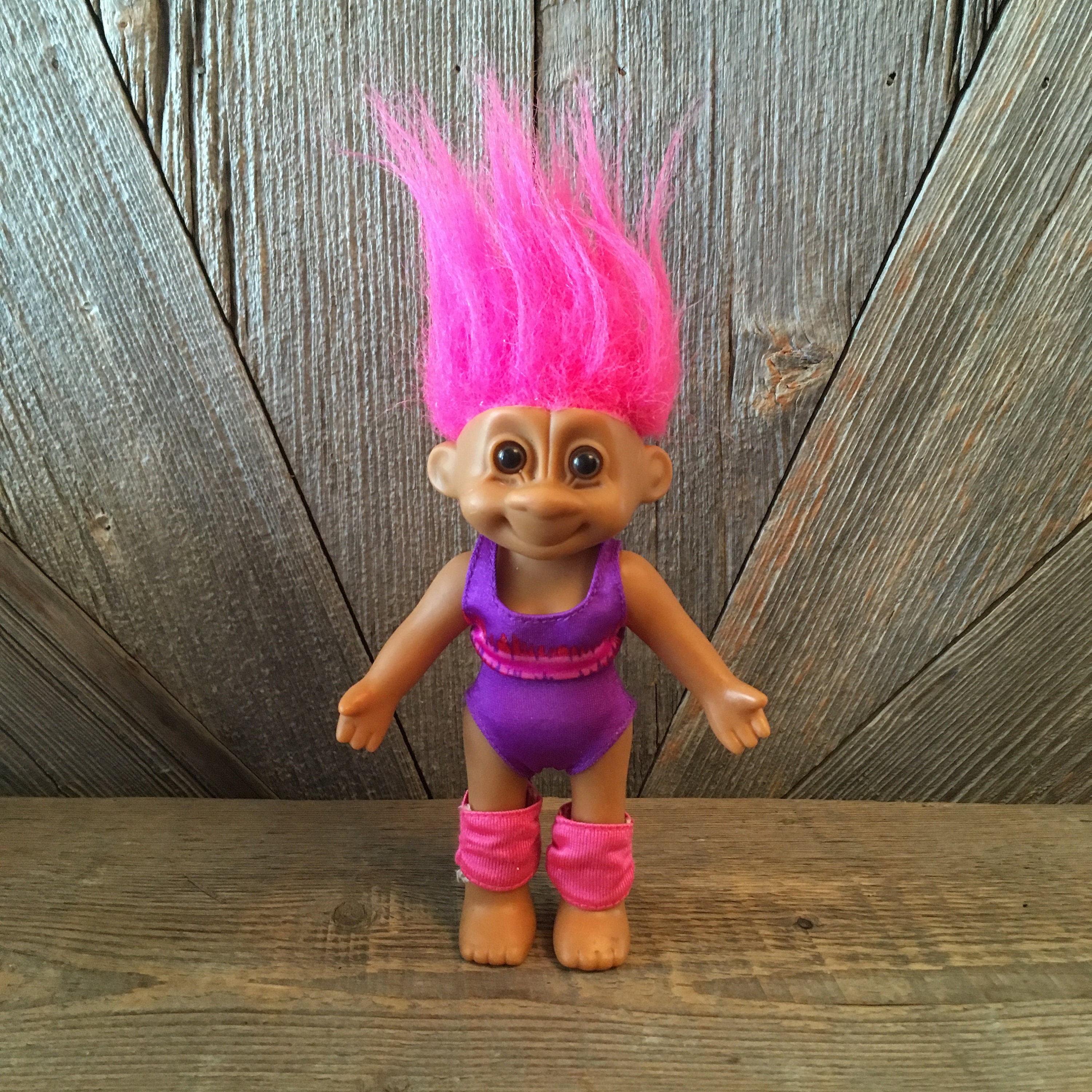 pink hair troll