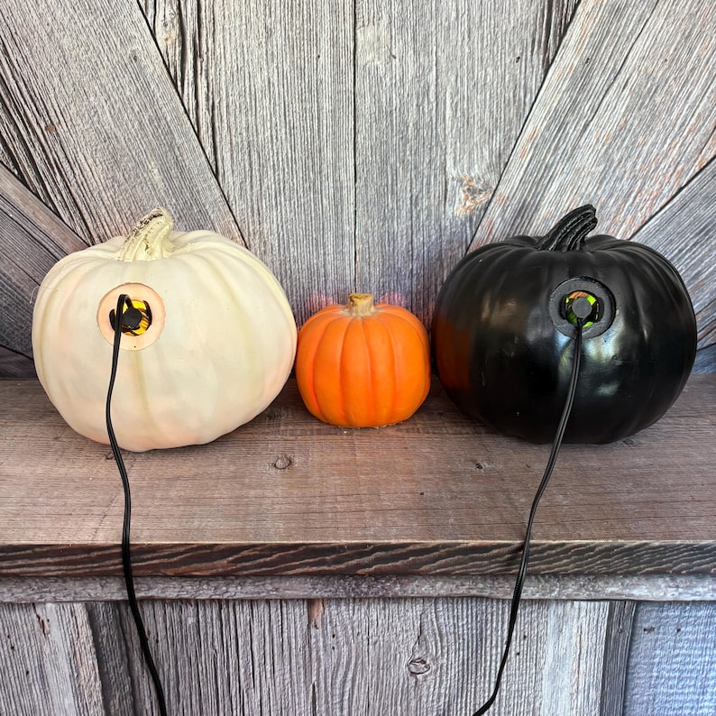 Vintage Foam Pumpkin Light Plastic Foam Blow Mold 1990s Trick or Treat ...