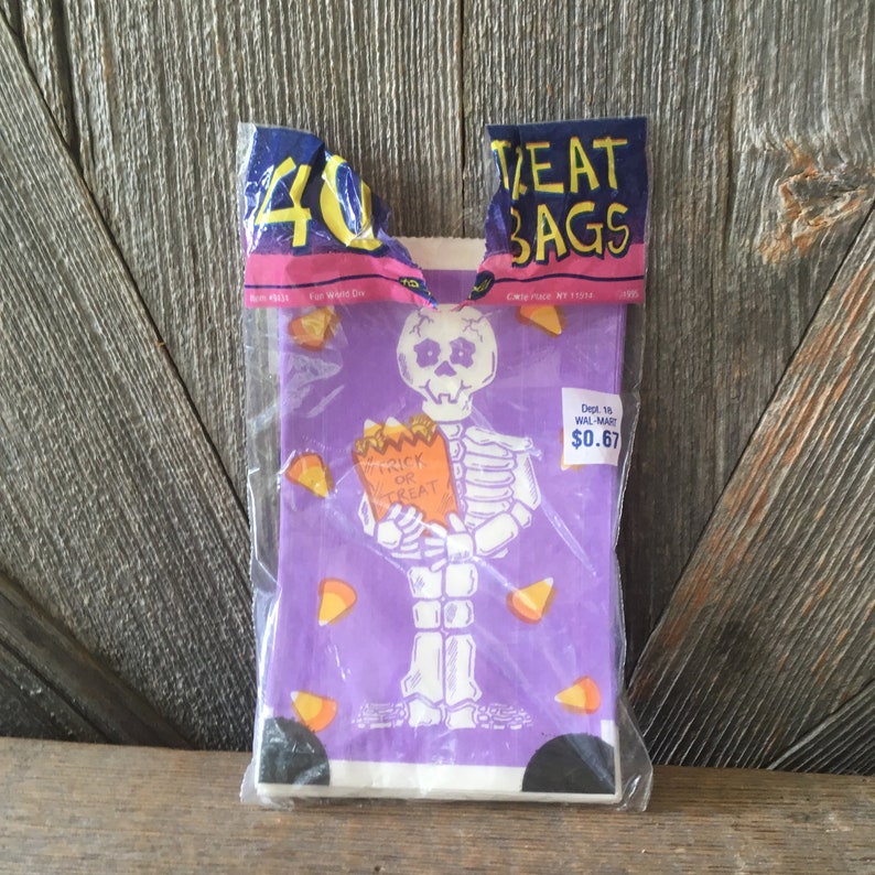 25 Vintage Halloween Bags Trick or Treat Bags Paper Bags Etsy