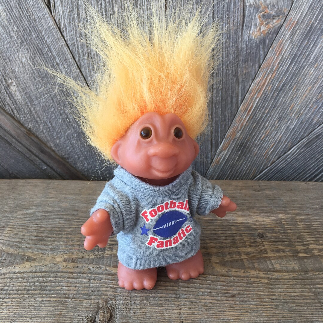 Vintage Football Troll dam 1986 Troll Doll Football Fanatic - Etsy