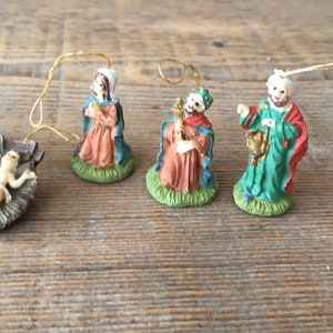 Vintage Christmas Nativity 6 Piece Mini Small MINIATURE Set - Etsy