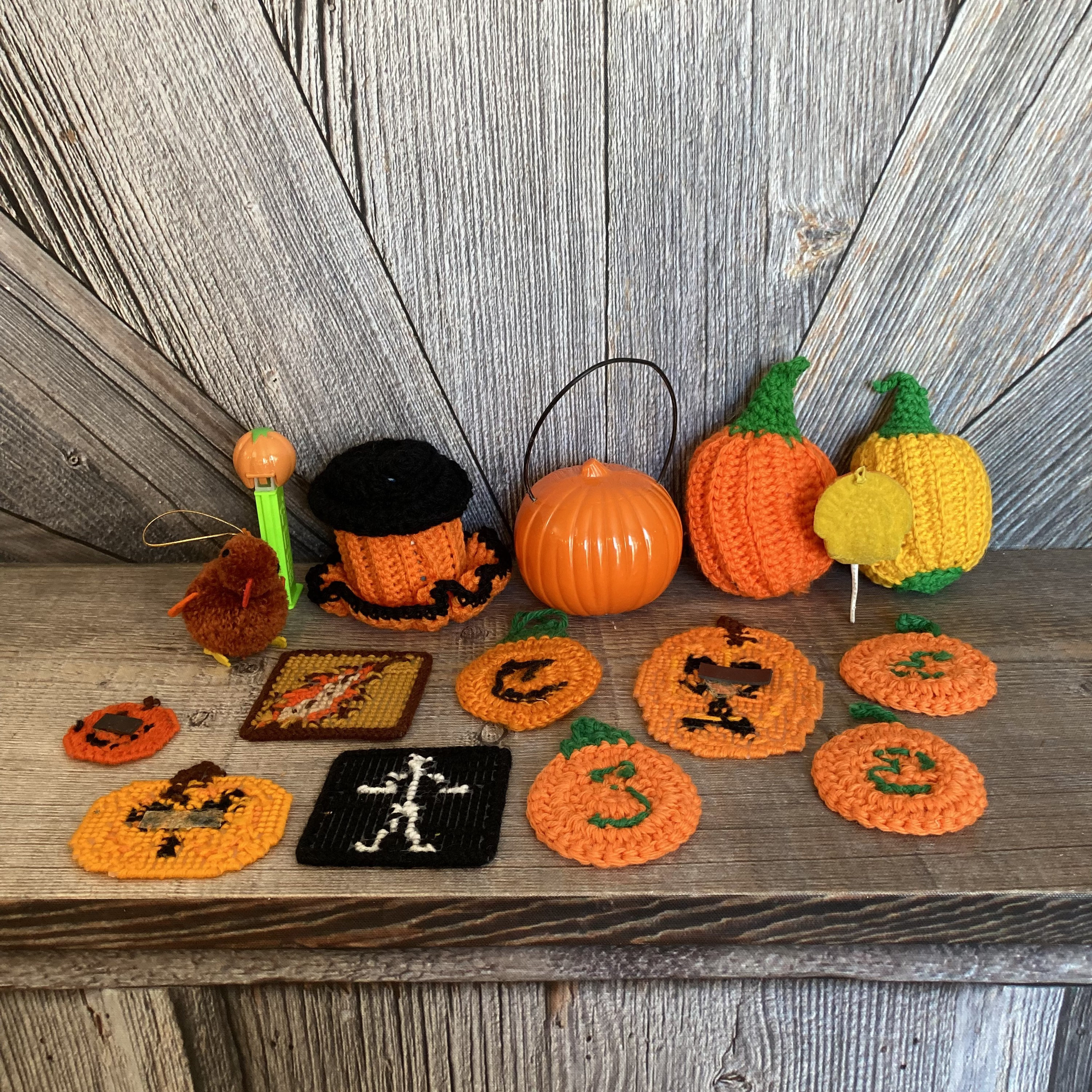 Vintage Halloween Decorations Plastic