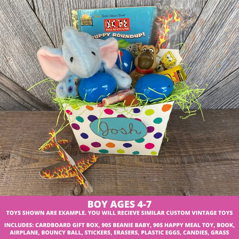 Custom Filled Easter Basket Personalized Prefilled Premade Etsy