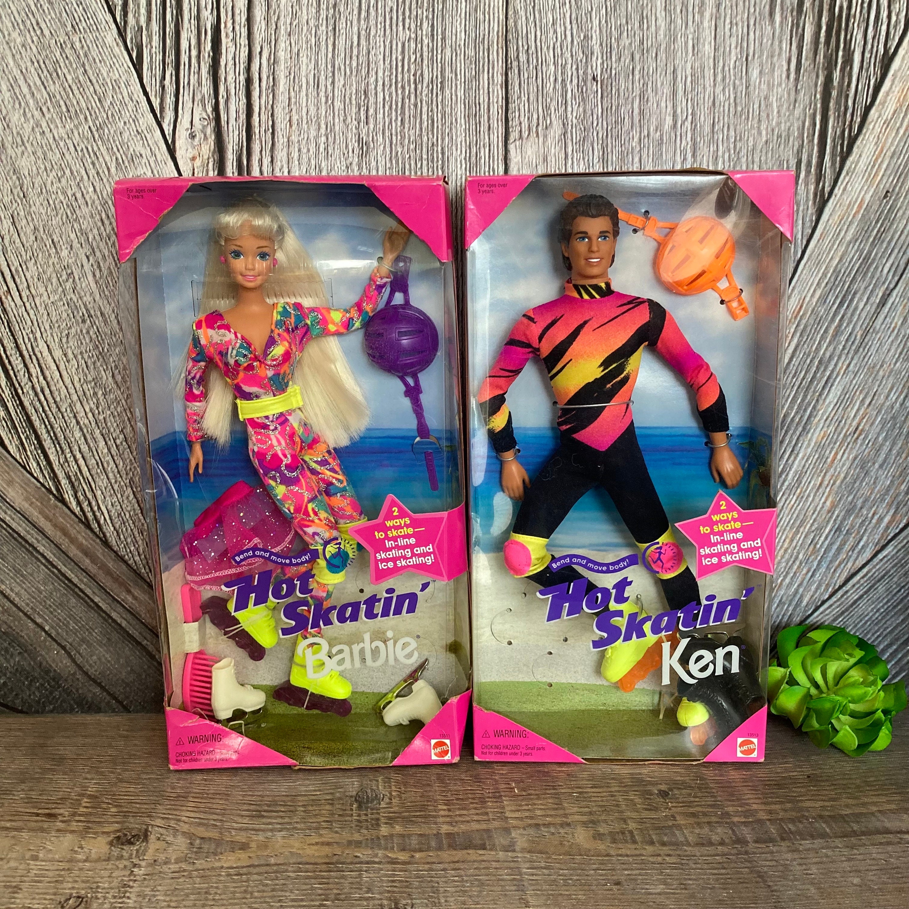 Hot Skatin' Barbie and Ken Skating and Ice Skating Set Hot Skatin' Barbie and Ken Skating and Ice Skating Set