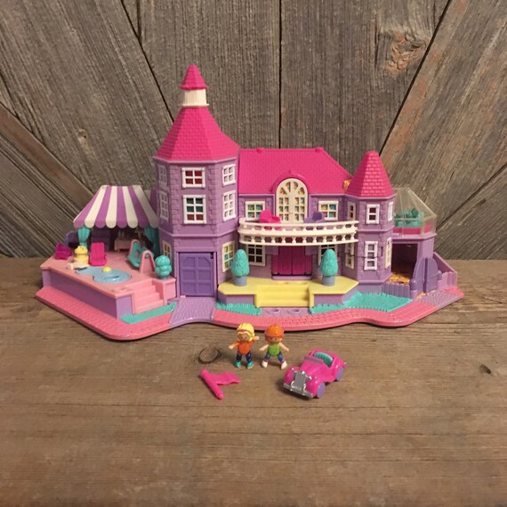 polly pocket mansion vintage
