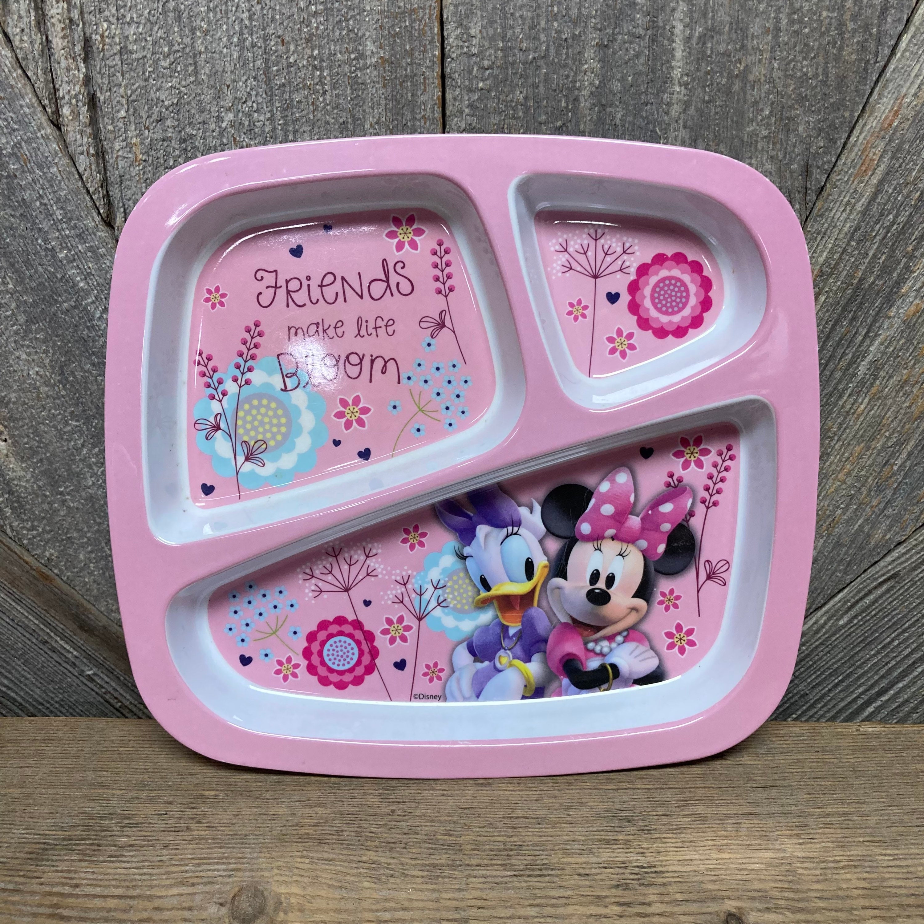 Vintage Minnie Mouse Plate {vintage Disney Melmac Plastic Plate