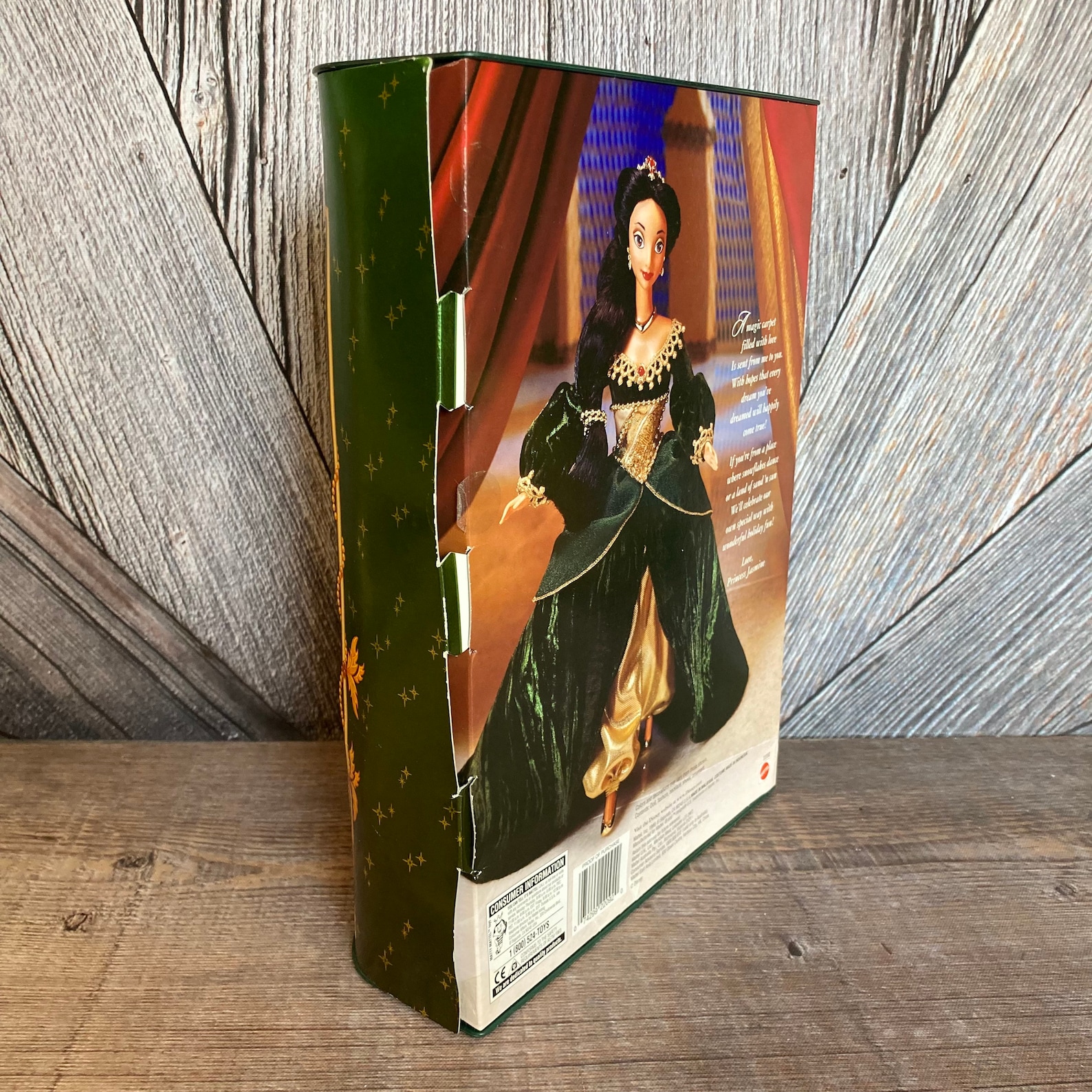 Jasmine Barbie Doll vintage Mattel Disney Holiday Princess Etsy