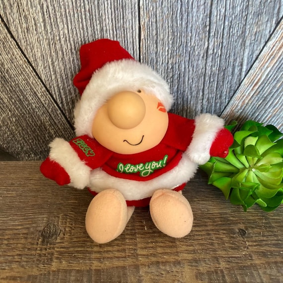 Vintage Ziggy Santa Claus, Christmas Holiday Ziggy, I Love You