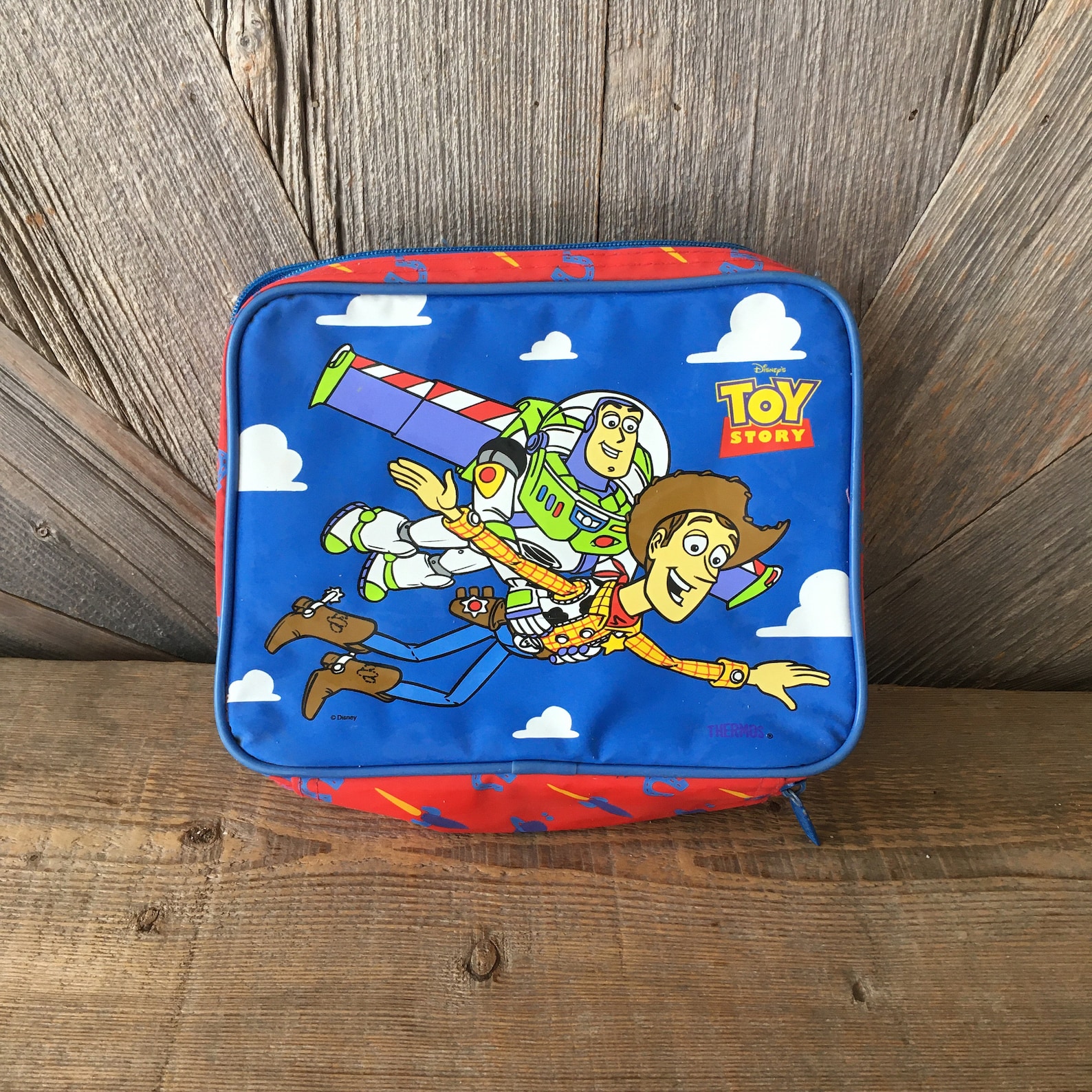 Toy Story Lunch Box Soft Fabric Vintage Disney Thermos Brand - Etsy