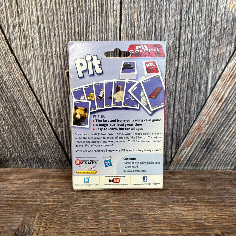 Vintage Pit Card Game, Winning Moves Game, A Frenzied Card Trading Game ...