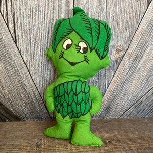 Vintage Jolly Green Giant Stuffed Decoration Plush Toy Vintage Cut and Sew Promotional Advertisement Jolly Green Giant Kitchen Decor image 1