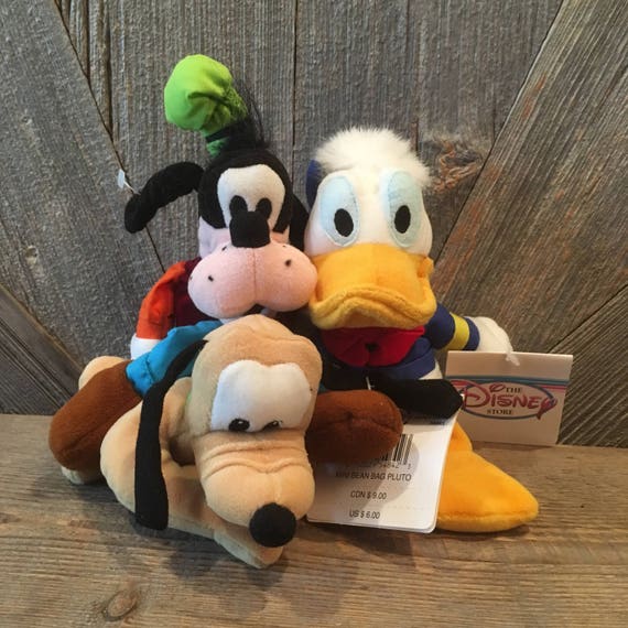 Vintage Pluto Donald Duck Goofy Bean Babies Mickey Mouse 8 Etsy Vintage Pluto Donald Duck Goofy Bean Babies Mickey Mouse 8 Etsy