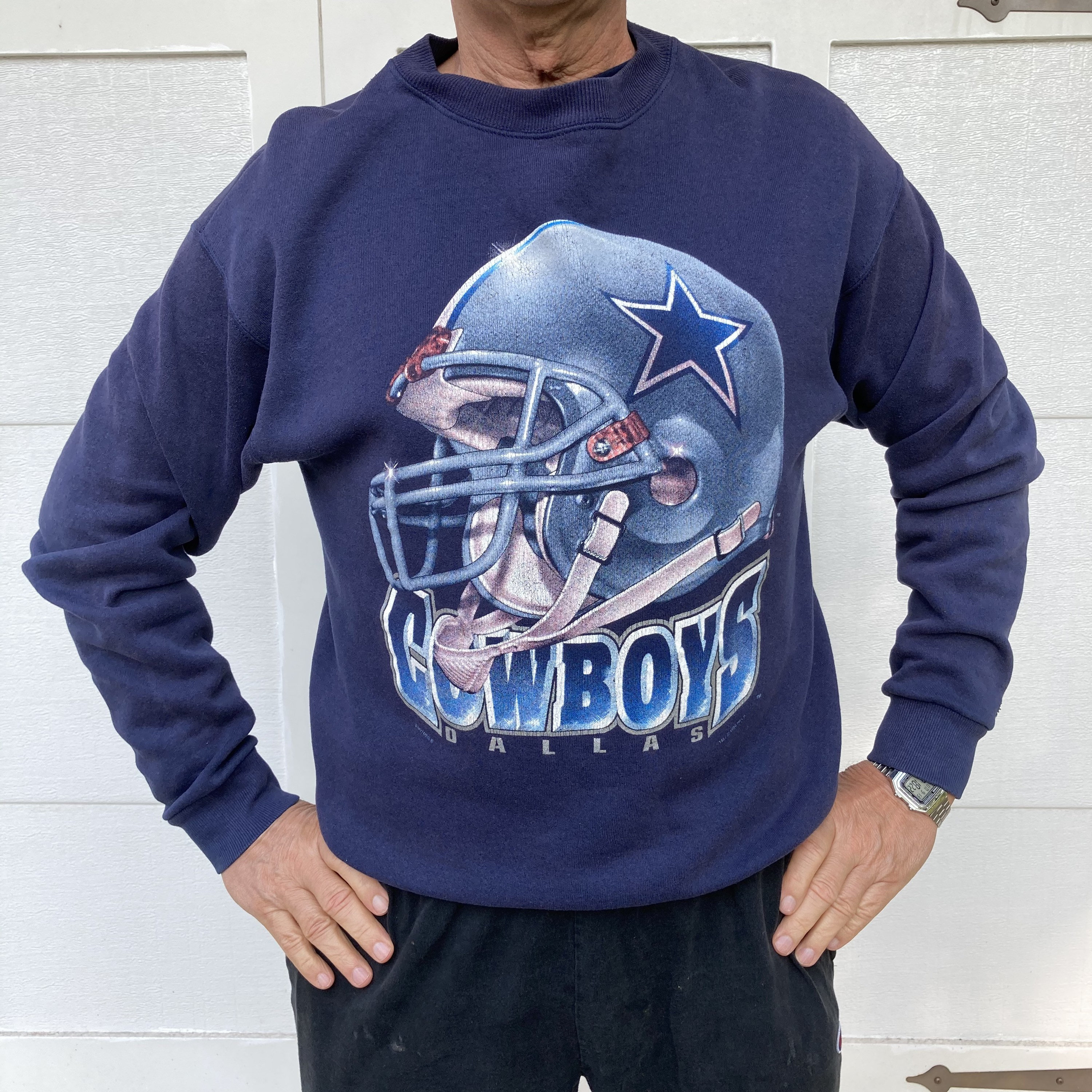 Vintage Dallas Cowboys Crew Neck Sweatshirt Sweater Jersey 1990s