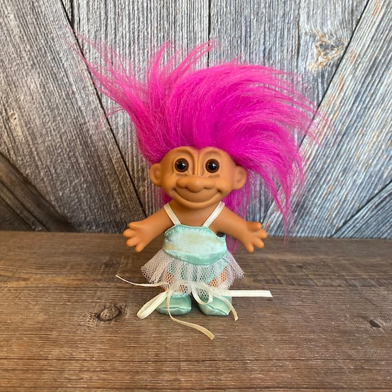 Vintage Girl Troll Doll Ballerina Pink Tutu Dress Troll with -  Portugal