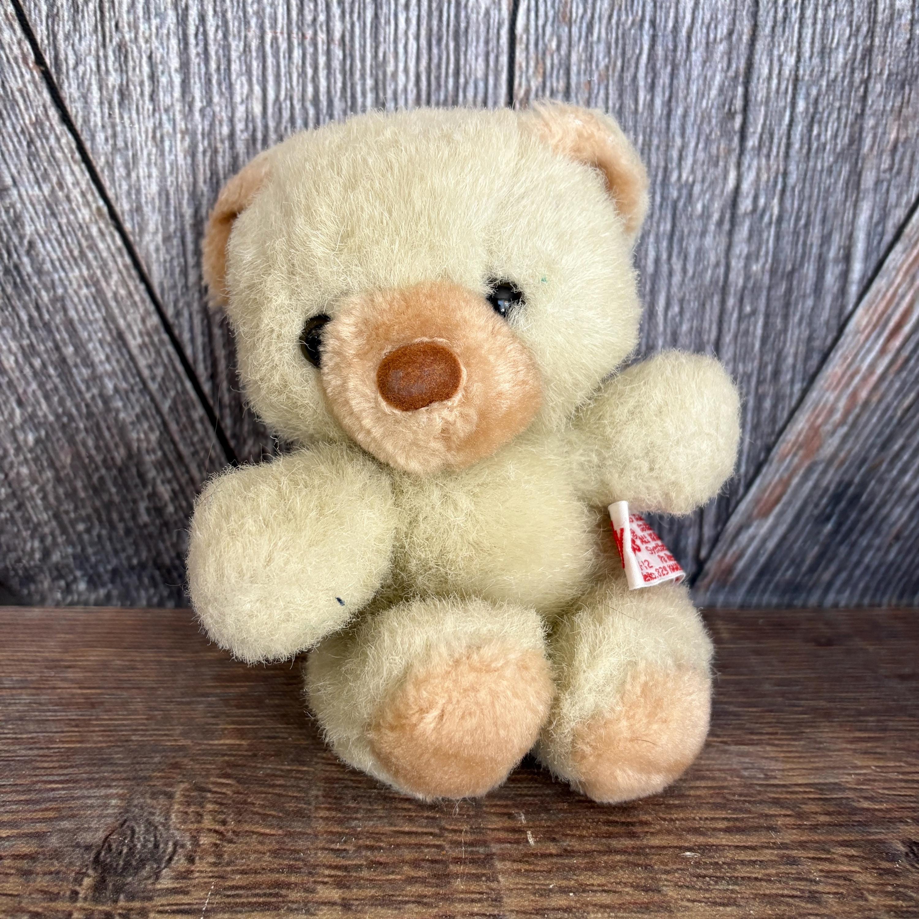 Vintage Teddy Bear Plush Toy Stuffed Animal {russ Berrie Tuff Teddy} 7 ...