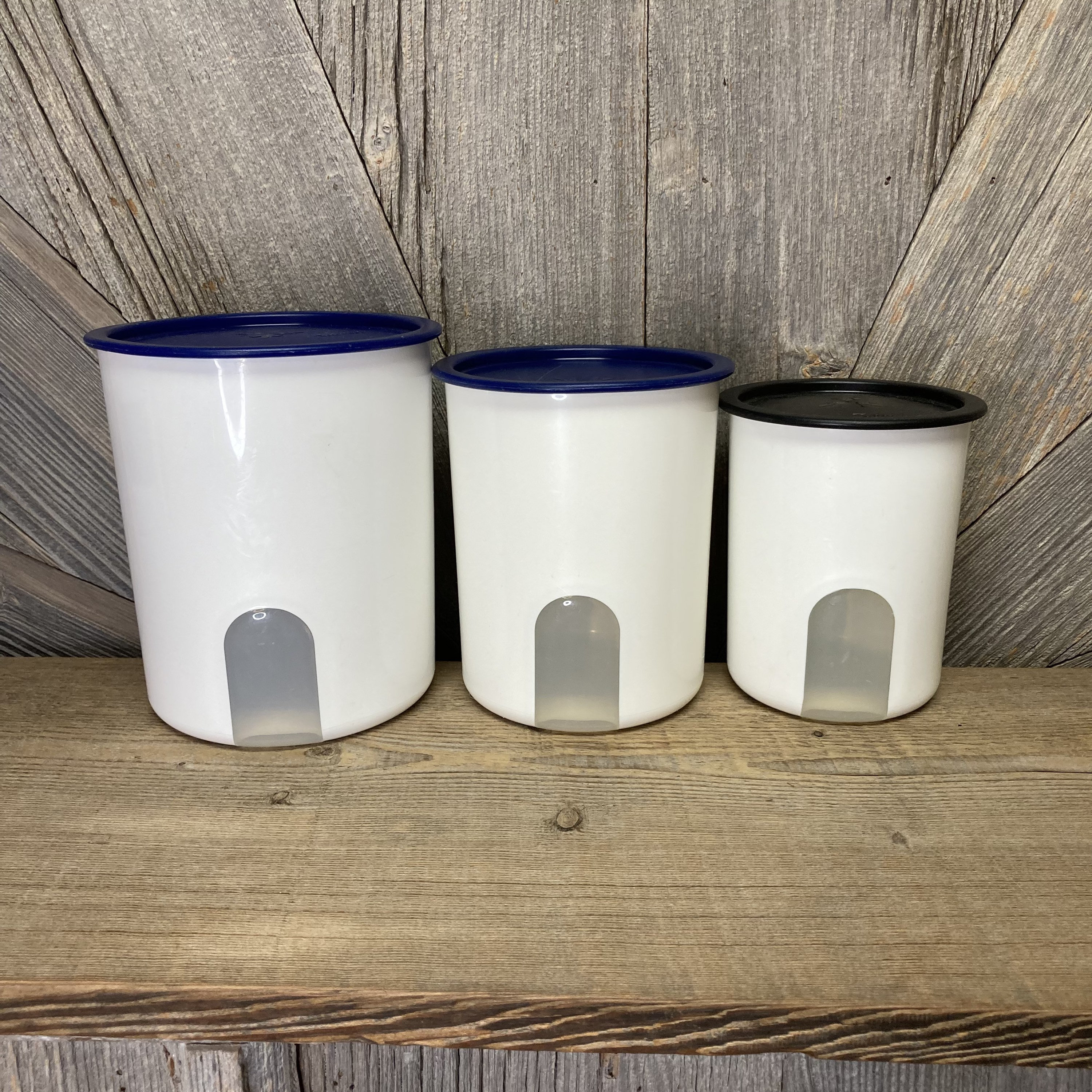 New Tupperware Tupperware One Touch Canister Set of 3