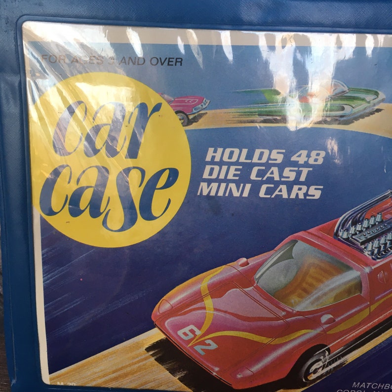 Vintage Toy Car Case Hot Wheels Car Carrier Storage Matchbox | Etsy