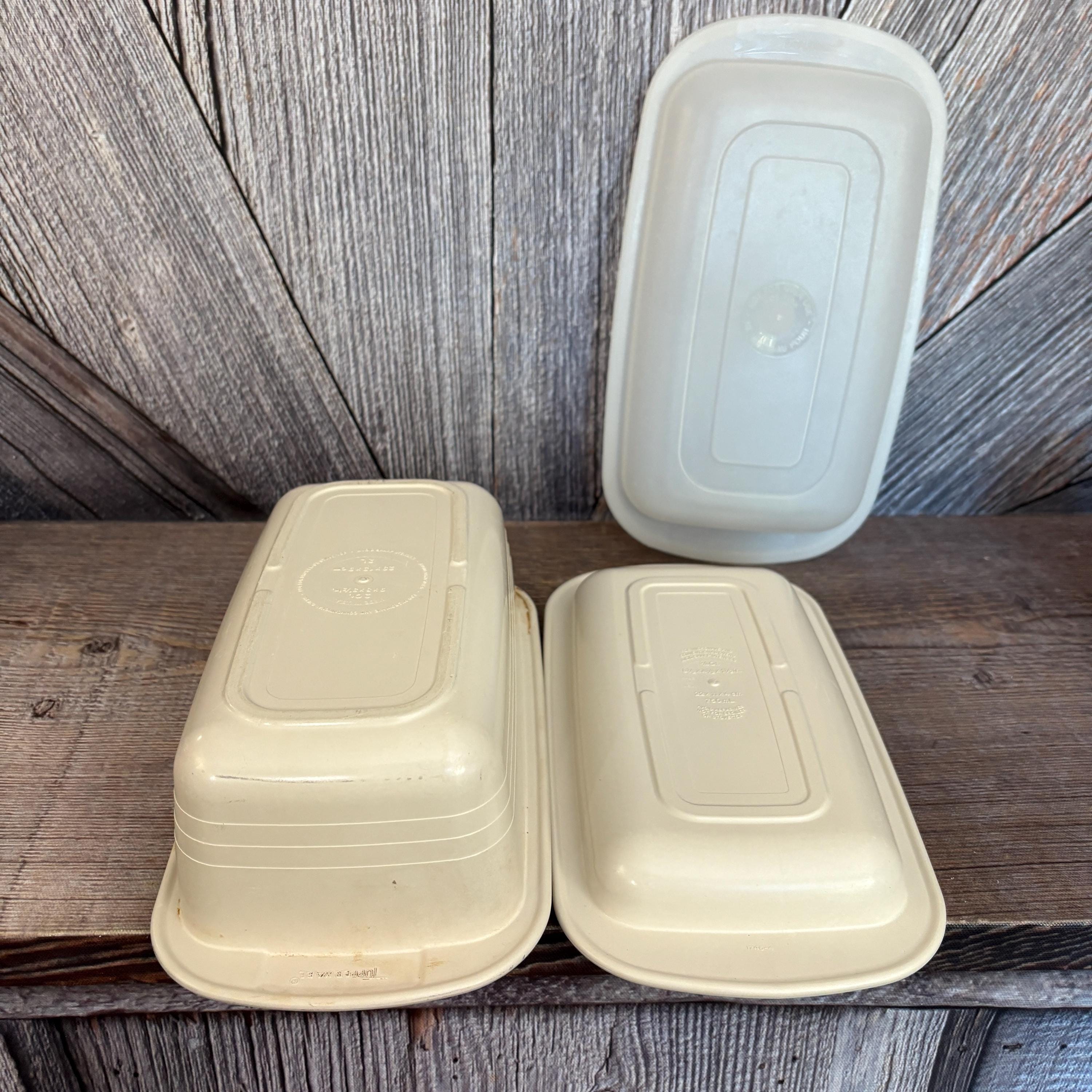 Vintage Tupperware Ultra 21 Bread Loaf Pan Ovenware Dish Storage
