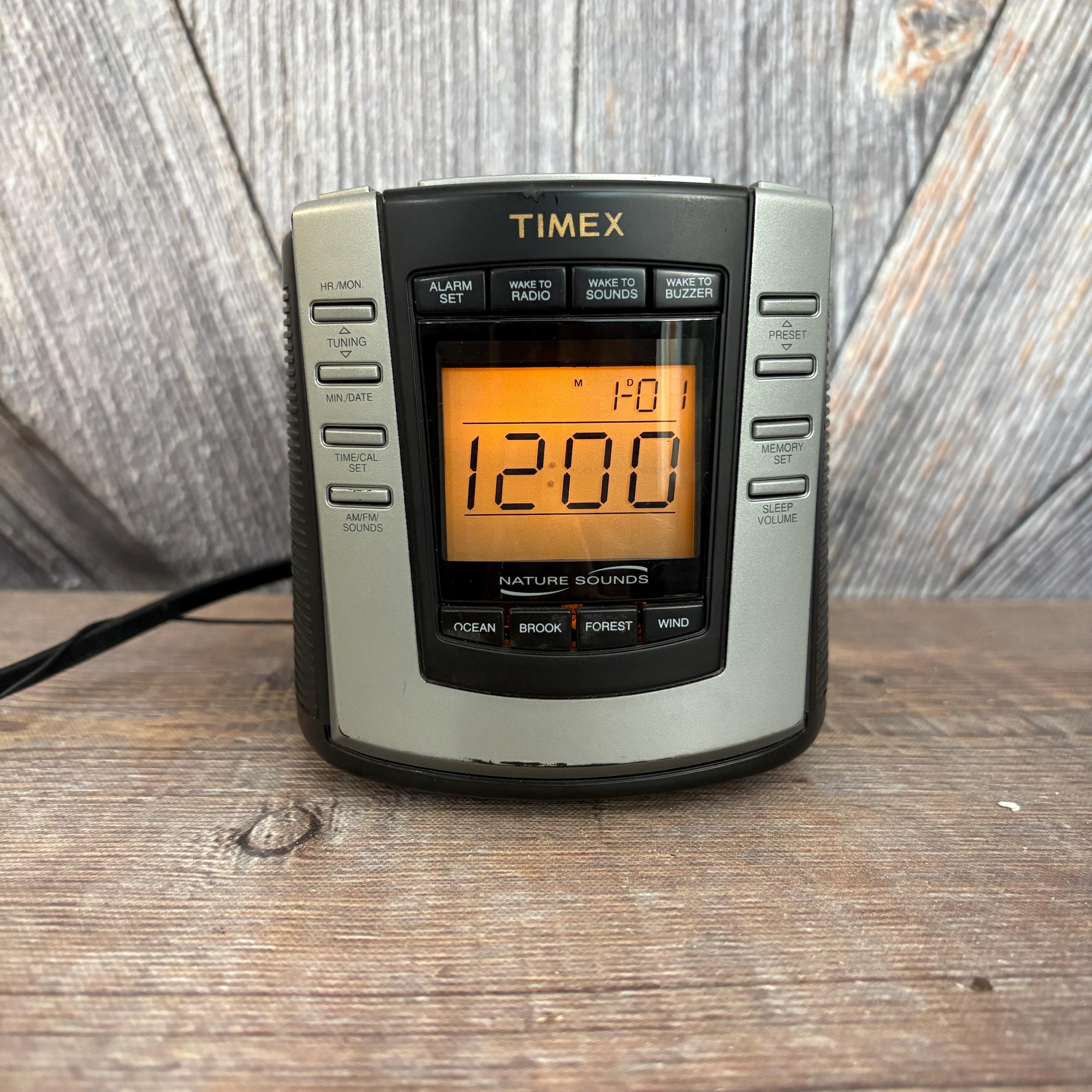 Vintage Timex Alarm Clock Radio, Electronic Digital Model T300B
