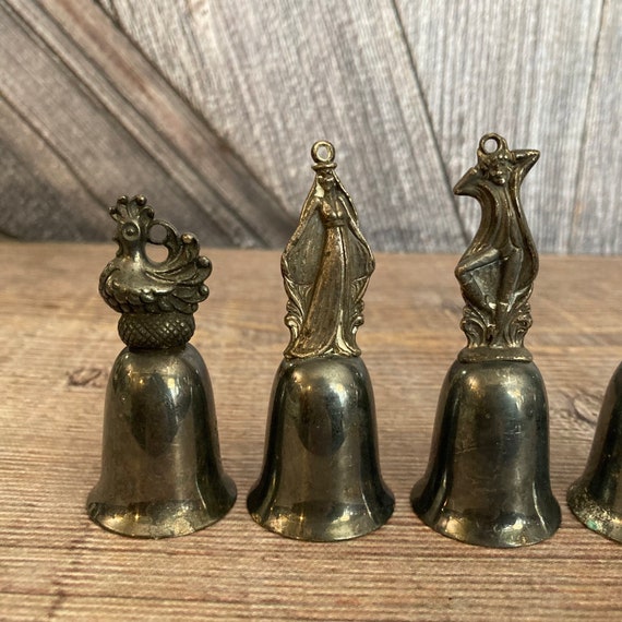 Vintage 12 Days of Christmas Bell Set, Reed and Barton R & B