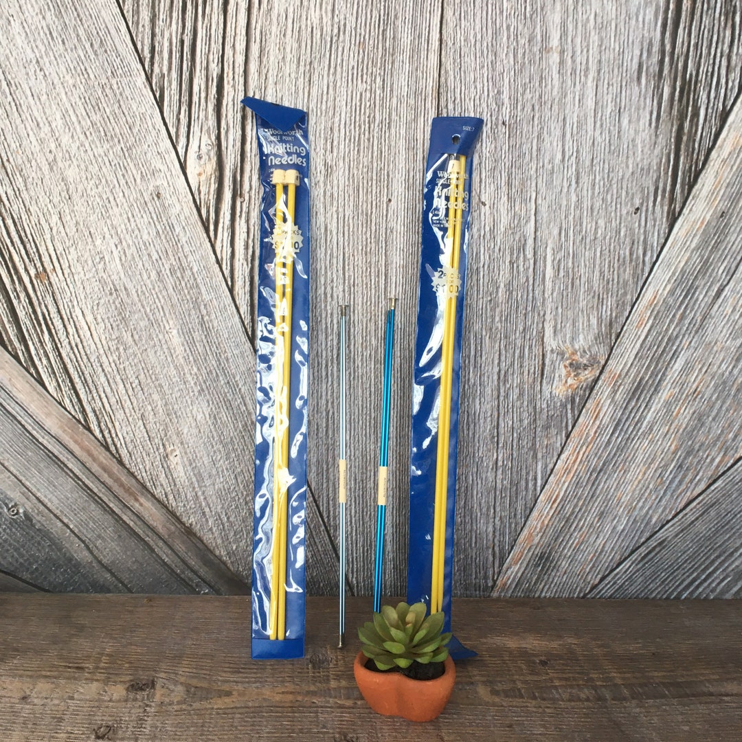 Knitting Needles 4 Sets Sizes 1 2 7 8 vintage Boye Aluminum Perfect