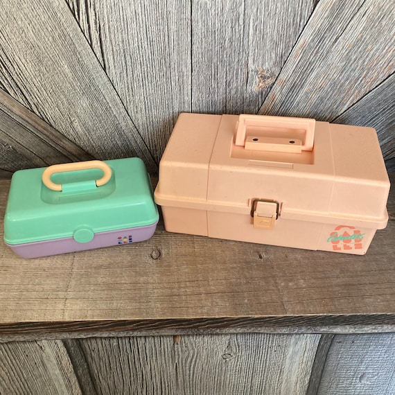 Vintage Caboodle 90s Make Up Organizer {Pick One} Vanity Mirror  Organizational Jewelry Box Office Supply Box Tackle Box 1990's Girl Toy