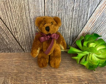 Vintage 1930s Miniature Schuco Teddy Bear Golden Blonde Mohair