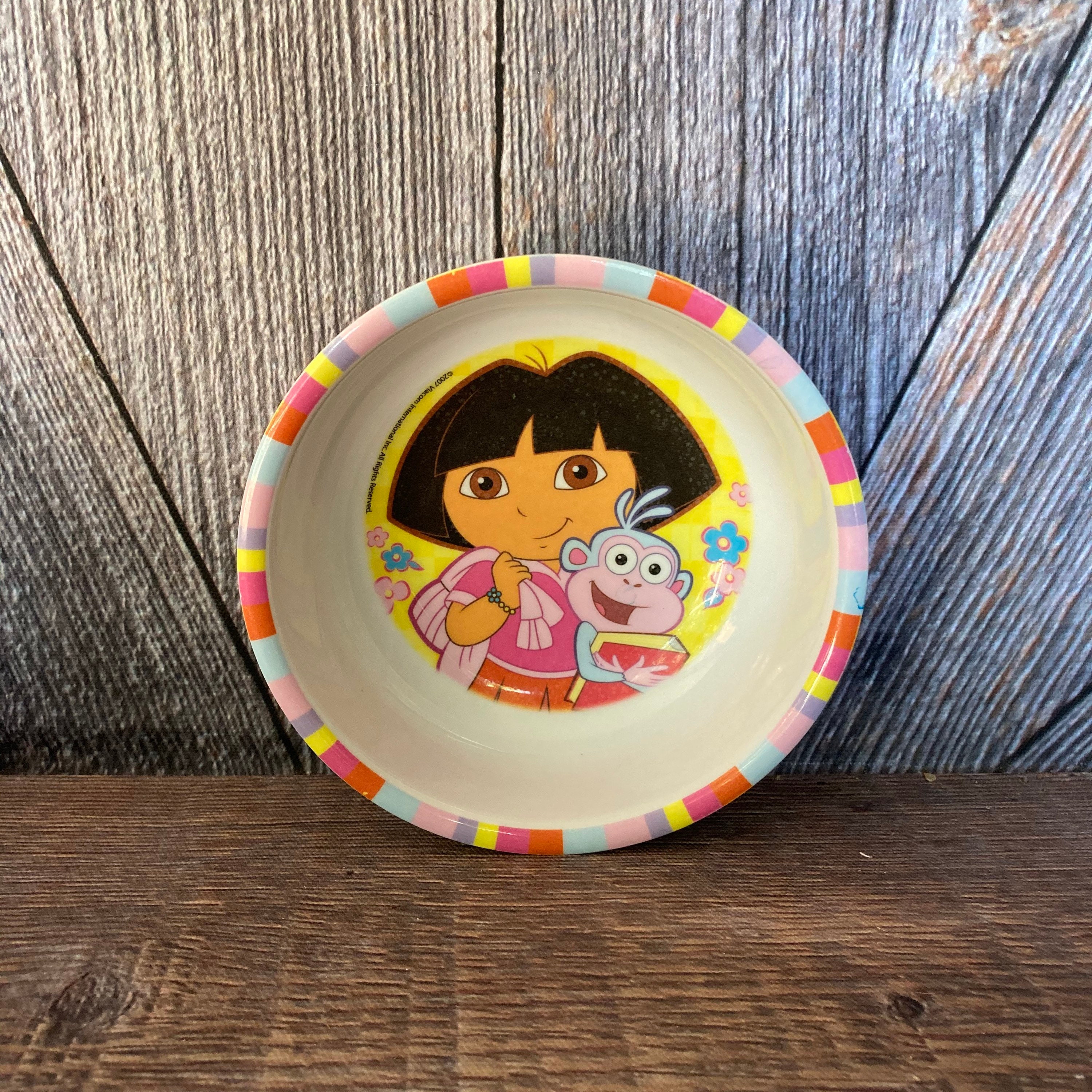 Vintage Dora the Explorer Bowl Adventures of Dora and Boots Melmac