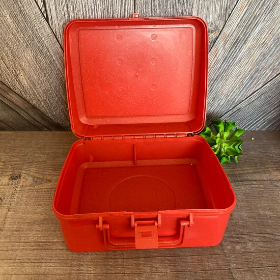 Aladdin Lunch Box {Vintage 90's Disney Sparkle Red Pl… Gem